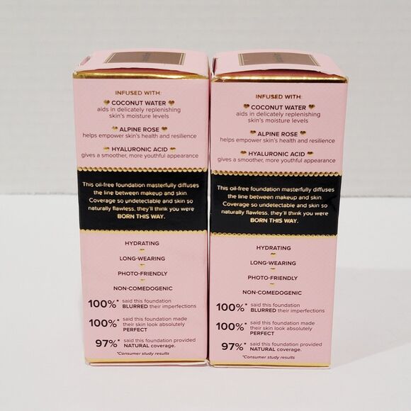 Too Faced Born This Way SPICED RUM Undetectable Med to Full Foundation 1.0oz Lot - Picture 8 of 10